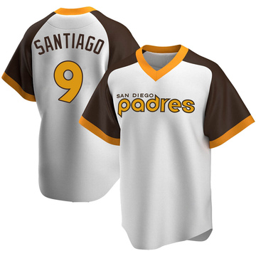 Men's Benito Santiago San Diego Padres Authentic Brown Road Jersey