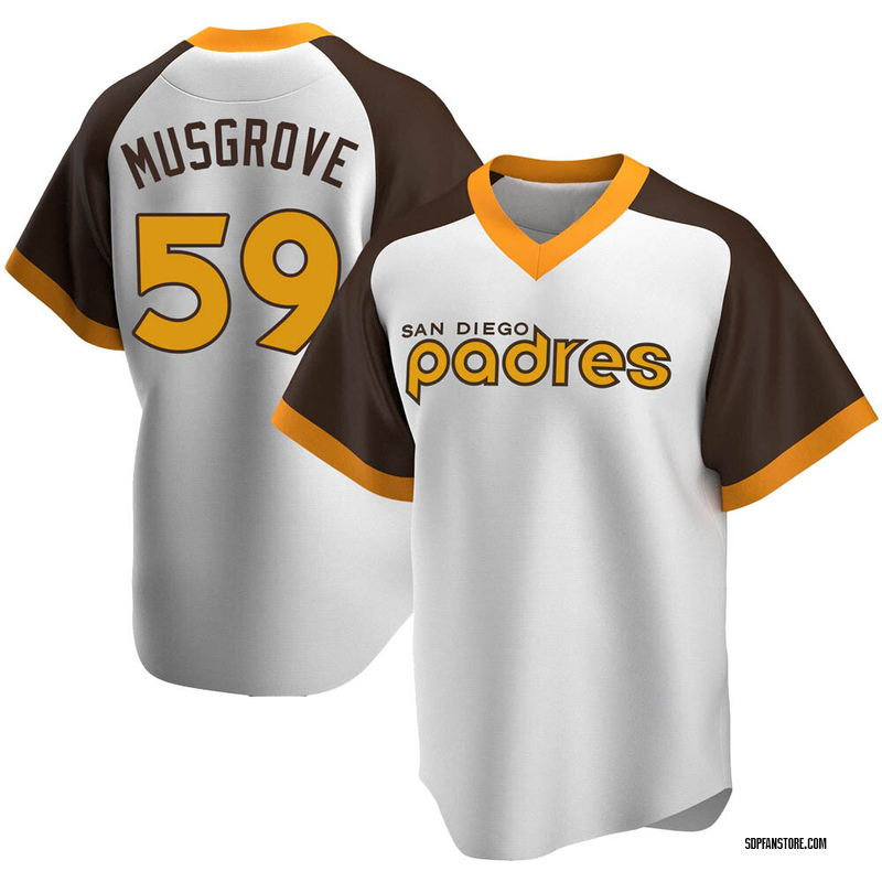 2023 JOE MUSGROVE SAN DIEGO PADRES STITCHED JERSEY WHITE M L XL 2X