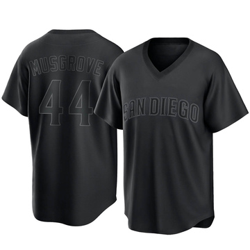 Men's San Diego Padres #44 Joe Musgrove Number Black 2022 City Connect Cool  Base Stitched Jersey on sale,for Cheap,wholesale from China