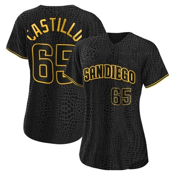 2018 San Diego Padres Jose Castillo #65 Game Used Navy Jersey SDP1083