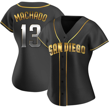 San Diego Padres Manny Machado Brown Pinstripe - Depop