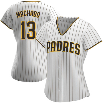 🚢San Diego Padres Manny Machado Tan/Brown Alternate Authentic