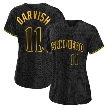 Men's Yu Darvish San Diego Padres Authentic Brown Tan/ Alternate Jersey